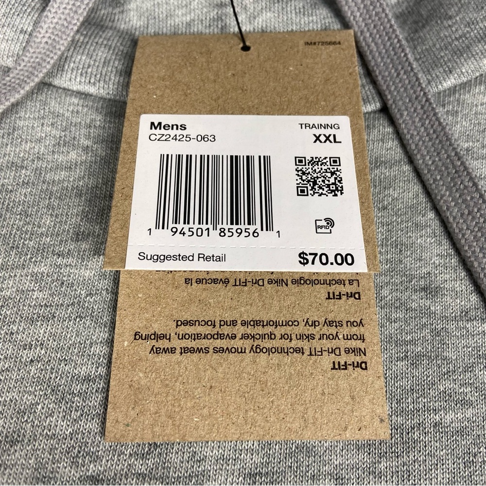 Nike Men's Gray Hoodie Size 2x NWT - Picture 3 of 7